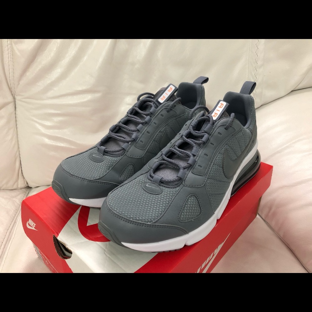 Nike Air Max 270 Futura Cool Grey White Orange New - Picture 2 of 6